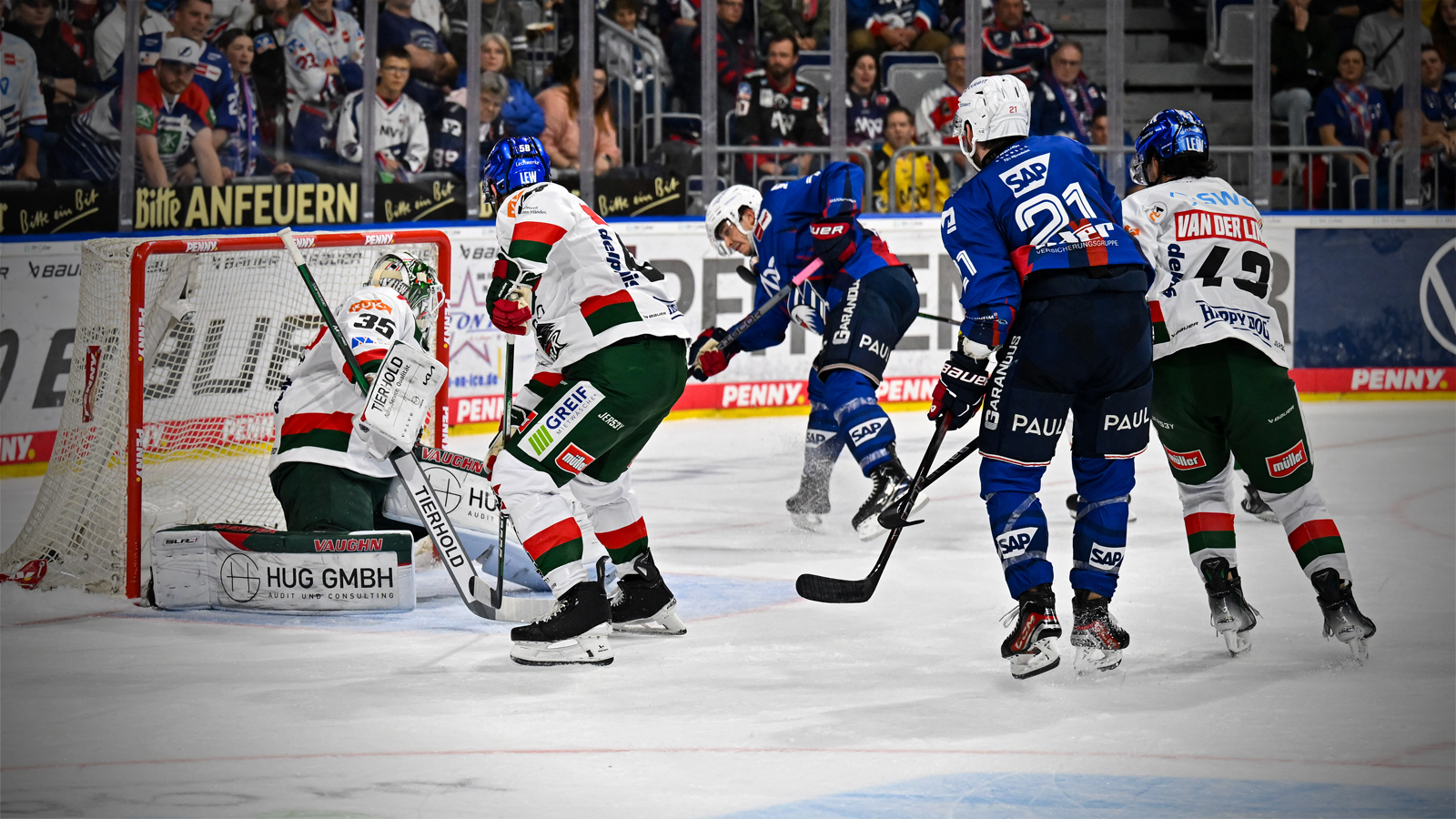 Safe win against Augsburg – Adler Mannheim