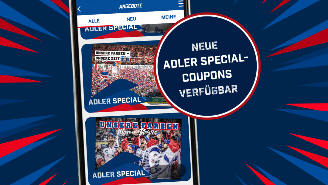 Adler-Spezial-Coupons verfügbar
