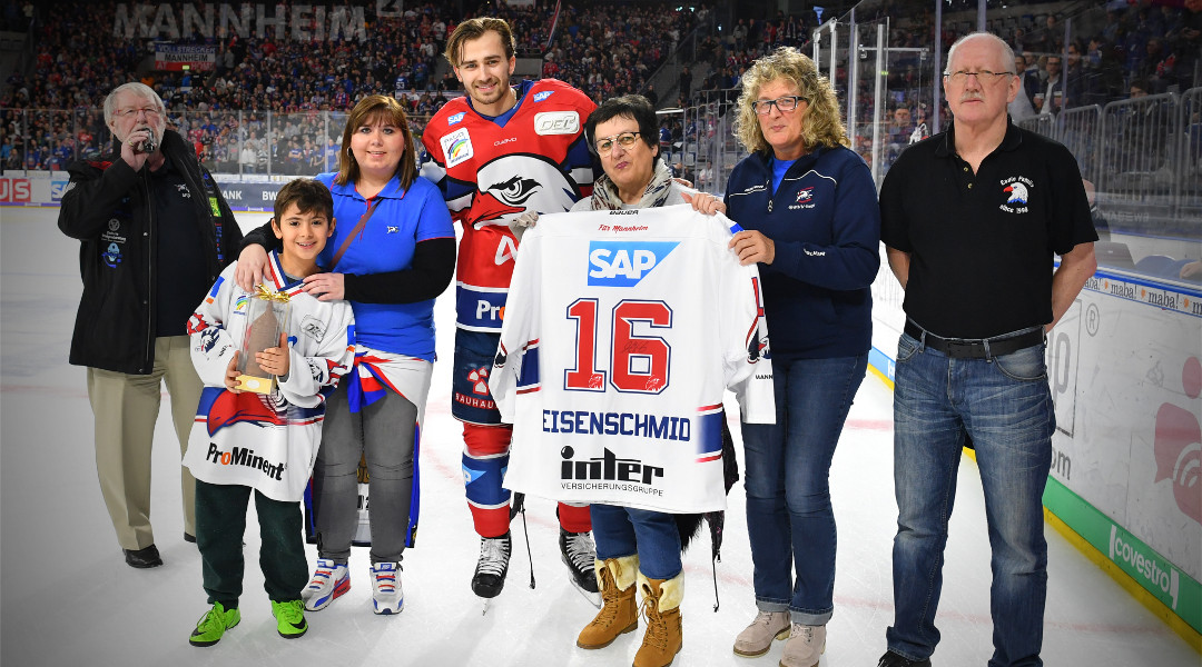 Markus Eisenschmid ist Spieler des Monats Februar » Adler Mannheim